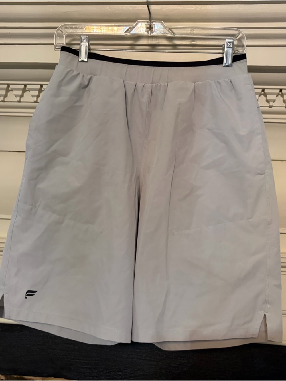 Fabletics Men's Light Gray Performance Shorts sz Medium